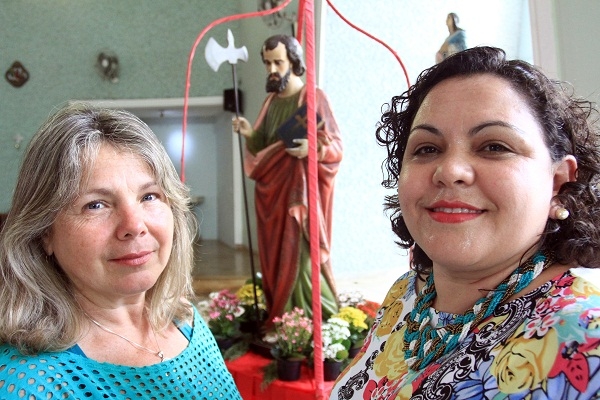 Albertina Lopes e Bartira Castelani são devotas de São Judas com graças atribuídas ao santo